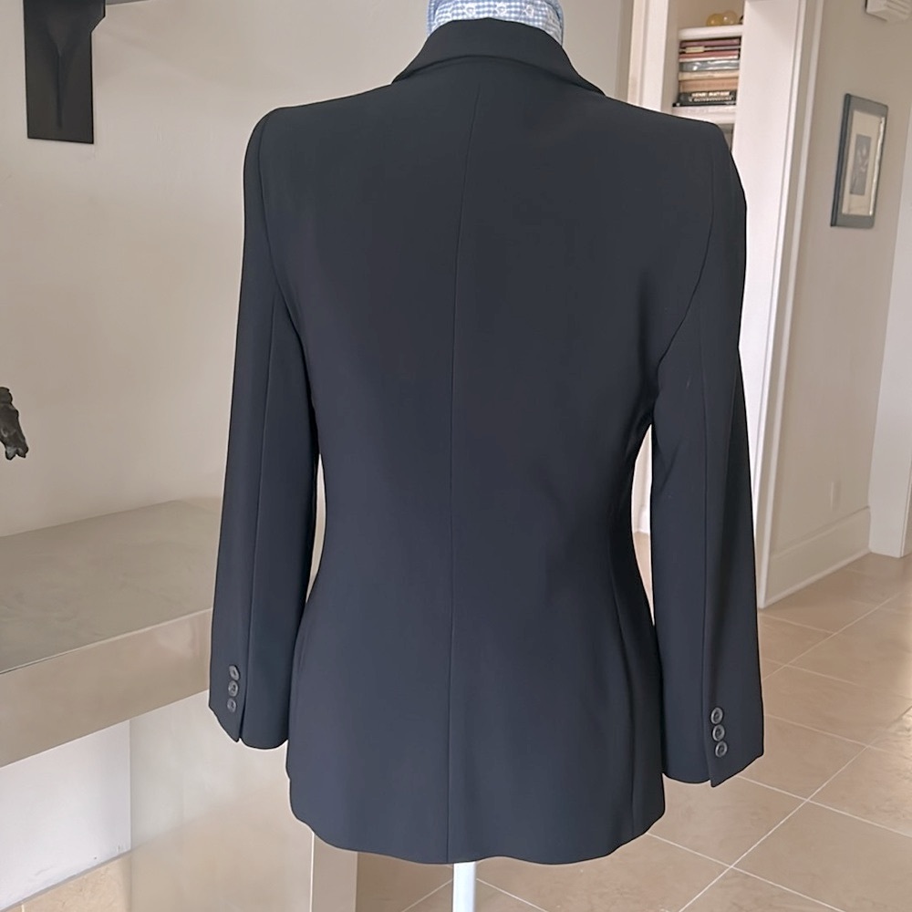 VTG GIORGIO ARMANI Ladies Pant Suit, Sz 8, black - Picture 3 of 17